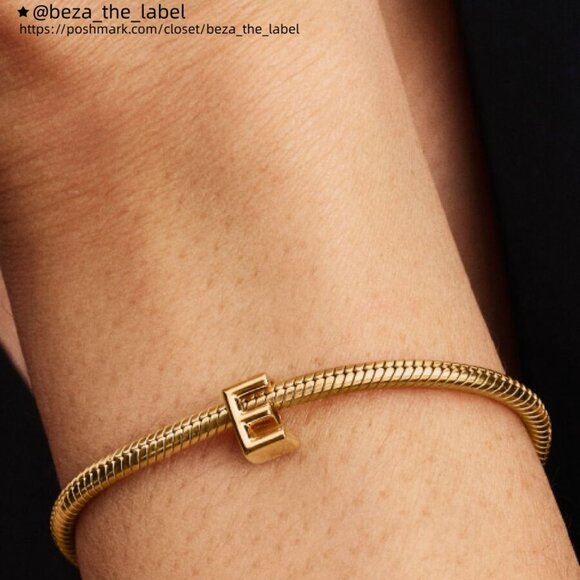 Pandora Letter E Alphabet Mini Charm|Pendant - Picture 2 of 2